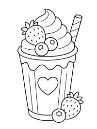 Jordgubbsmilkshake