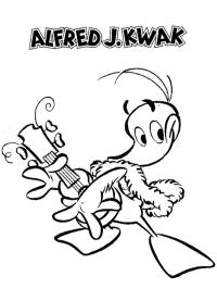 Alfred Jodocus Kwak med gitarr