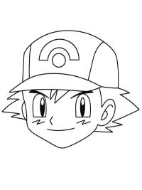 Ash Ketchum ansikte