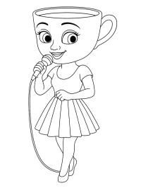Ballerina Cappuccina sjunger