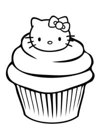 Hello Kitty-muffins