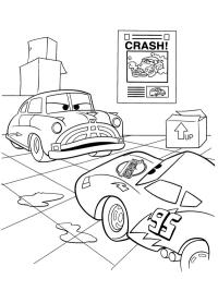 Doc Hudson och Blixten McQueen