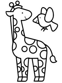 Enkel giraff