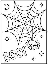 Rolig spindel i n&auml;t