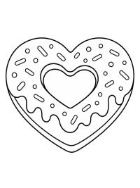 Hj&auml;rtformad donut
