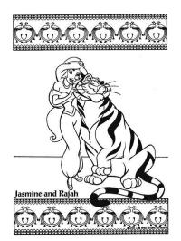 Jasmin och tiger Radja