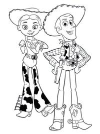 Jessie och Woody (Toy Story)