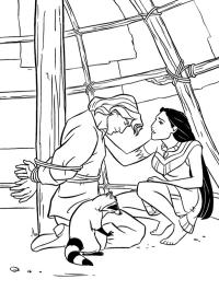 John Smith, Pocahontas och Meeko