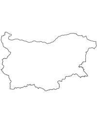 Karta över Bulgarien