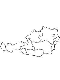 Karta Österrike