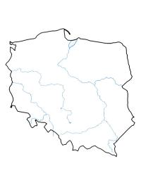 Karta över Polen