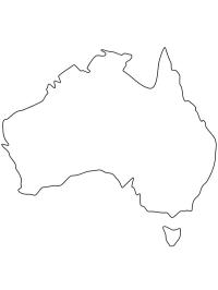 Karta Australien