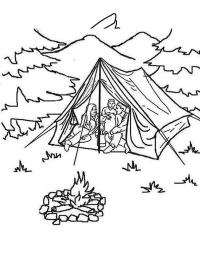 Tälta i ett tält