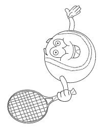 Leende tennisboll