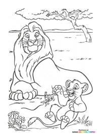 Lejonkungen Mufasa och Simba