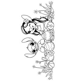 Lilo och Stitch firar påsk