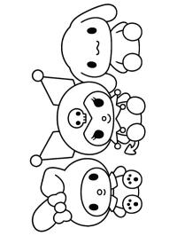 My Melody, Kuromi och Cinnamoroll