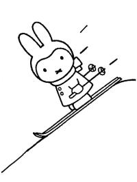 Miffy vintersportar