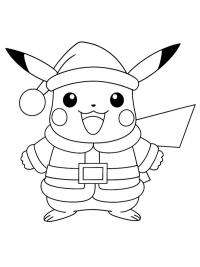 Pikachu som jultomte