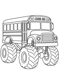 Skolbuss-monstertruck