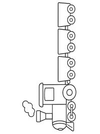 Enkelt &aring;ngt&aring;g med vagnar