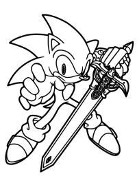 Sonic med kalibrerat svärd