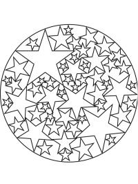 Stjärnor mandala