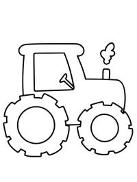 Enkel traktor