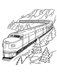 Tåg i bergen