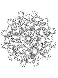 Mandala med tulpan