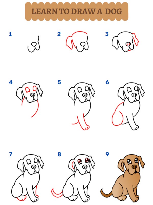 Hur man ritar en hund