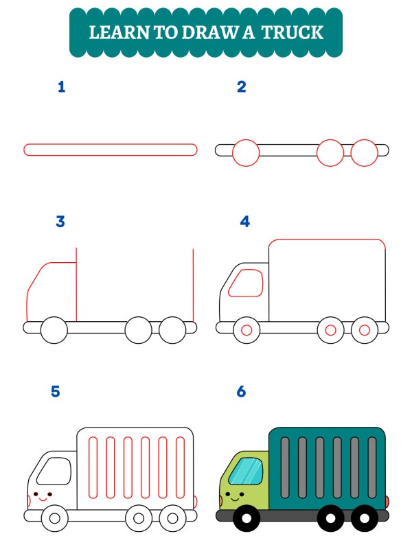 Hur ritar man en lastbil