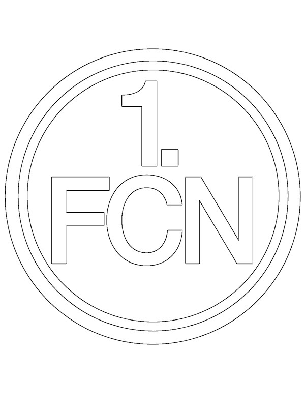 1. FC Nürnberg Målarbild
