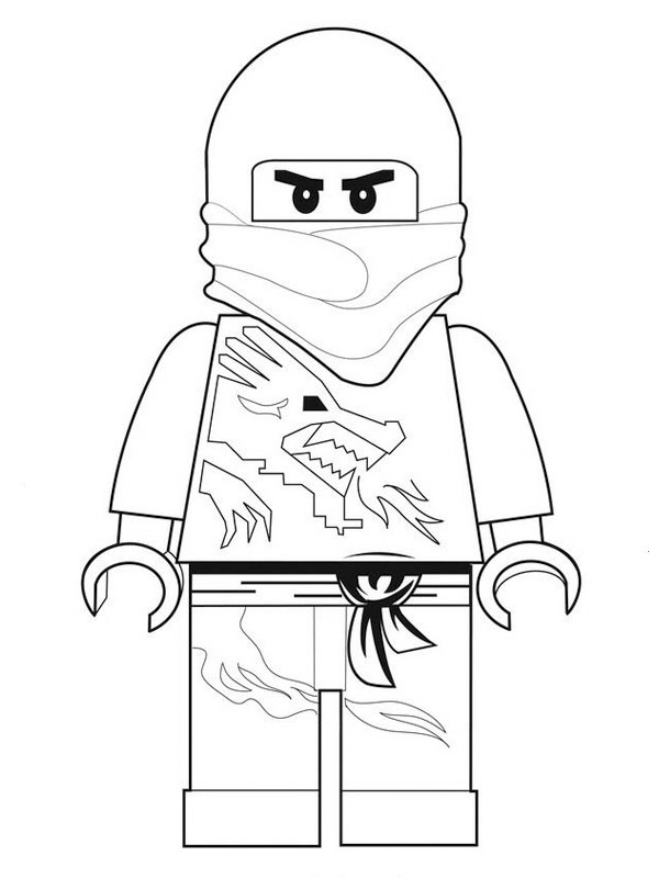 Lego Ninjago Målarbild
