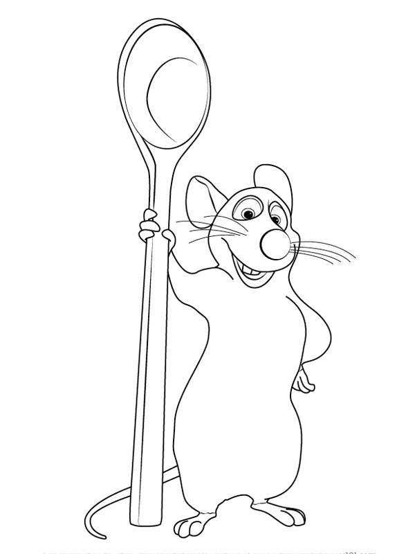 Remy (Råttatouille) Målarbild
