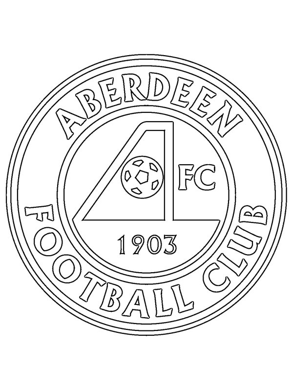 Aberdeen FC Målarbild
