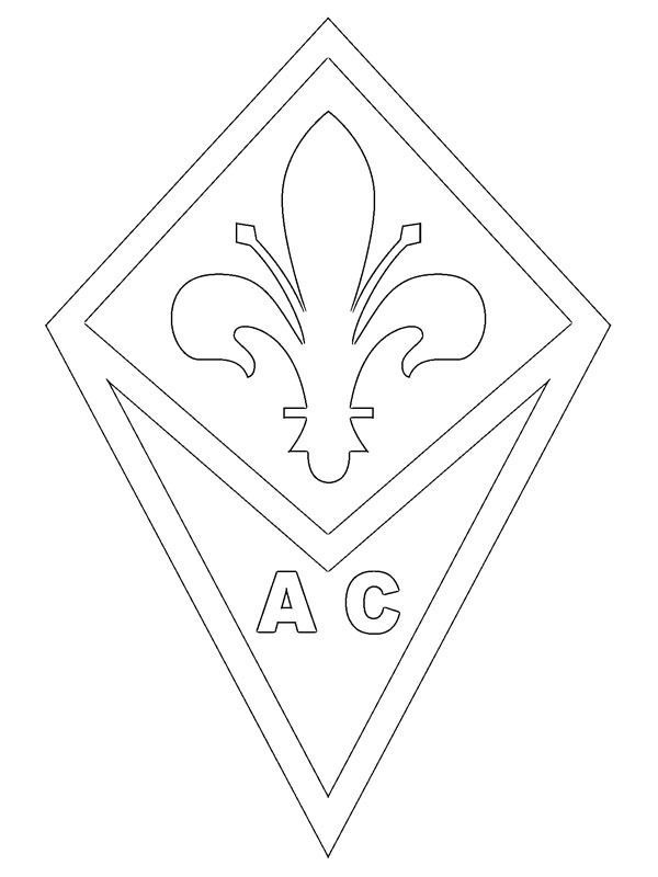 ACF Fiorentina Målarbild ACF Fiorentina Målarbild