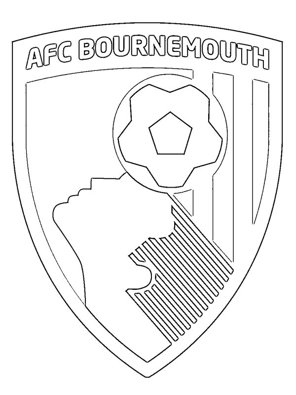 AFC Bournemouth Målarbild