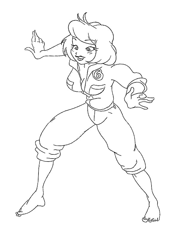 April O'Neil (Ninja Turtles) Målarbild April O'Neil (Ninja Turtles) Målarbild