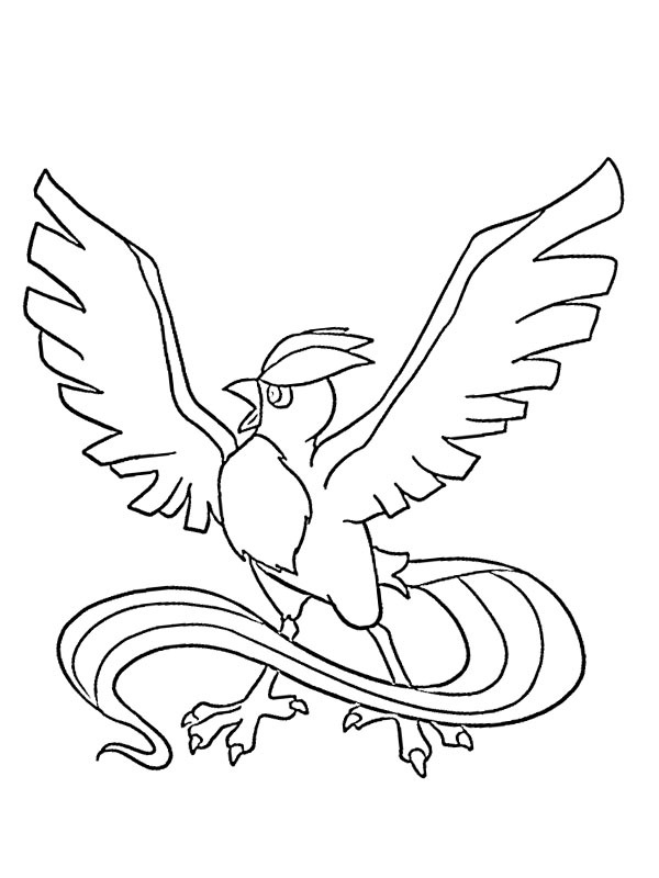 Articuno (Pokémon) Målarbild Articuno (Pokémon) Målarbild