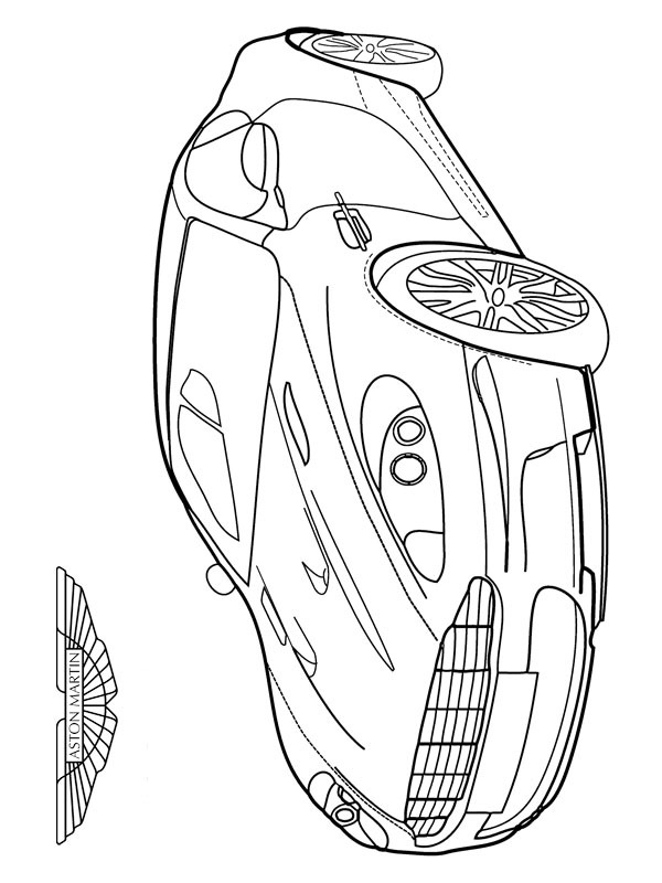 Aston Martin DBS Målarbild