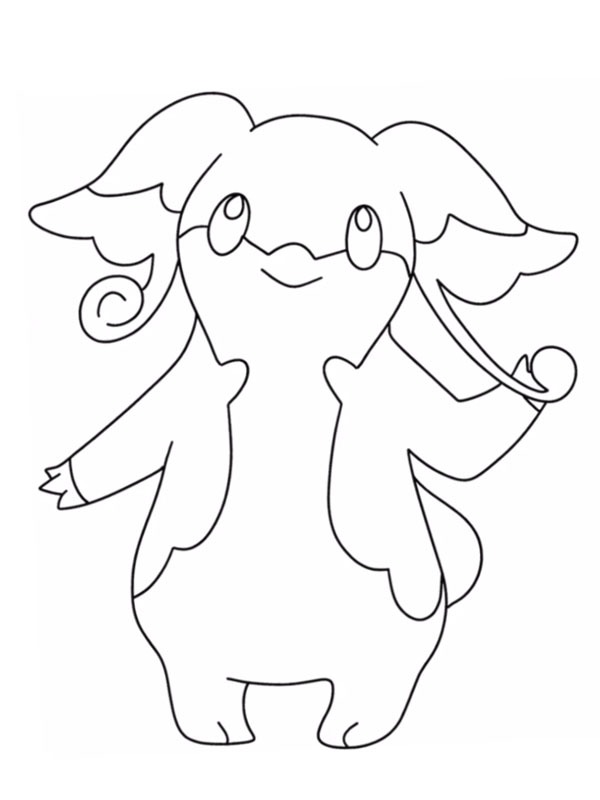 Audino (Pokémon) Målarbild Audino (Pokémon) Målarbild