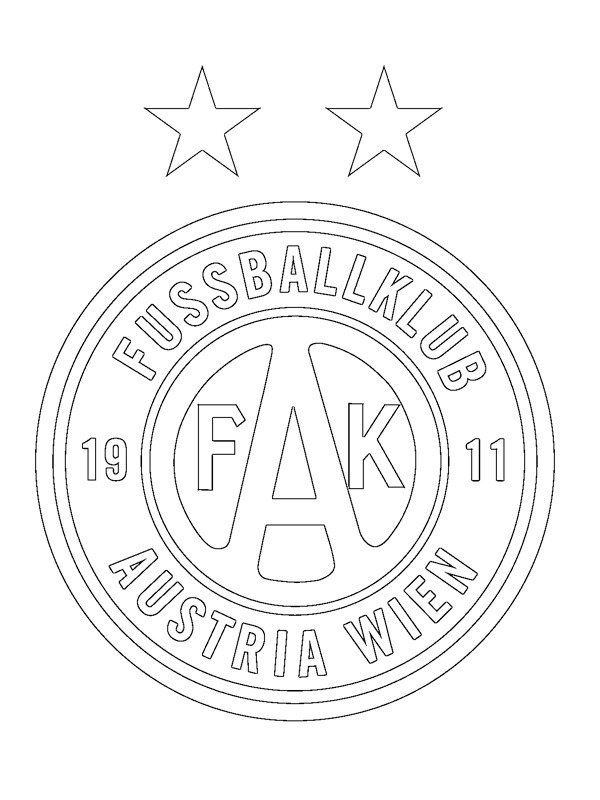 FK Austria Wien Målarbild