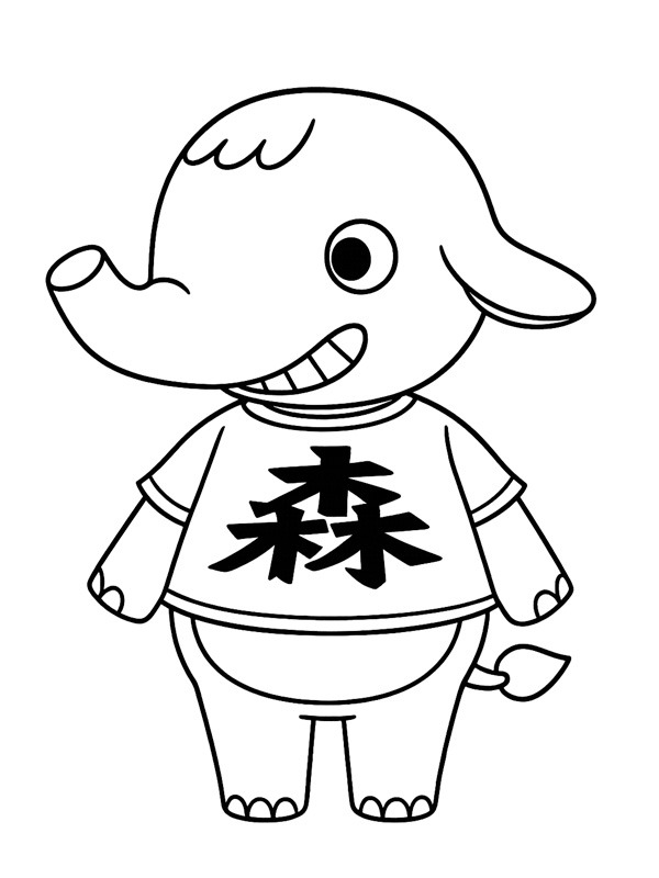 Axel (Animal crossing) Målarbild Axel (Animal crossing) Målarbild