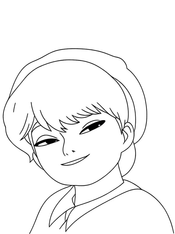 Baby Saja Kpop Demon Hunters Målarbild Baby Saja Kpop Demon Hunters Målarbild