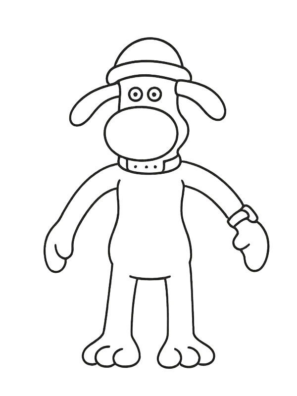 Bitzer (Fåret Shaun) Målarbild Bitzer (Fåret Shaun) Målarbild