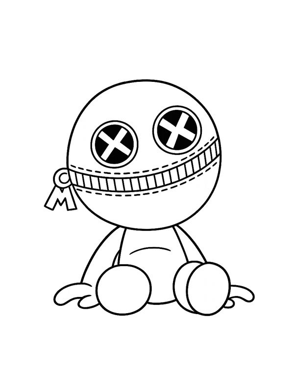 Blanky Blankz (Poppy Playtime) Målarbild Blanky Blankz (Poppy Playtime) Målarbild