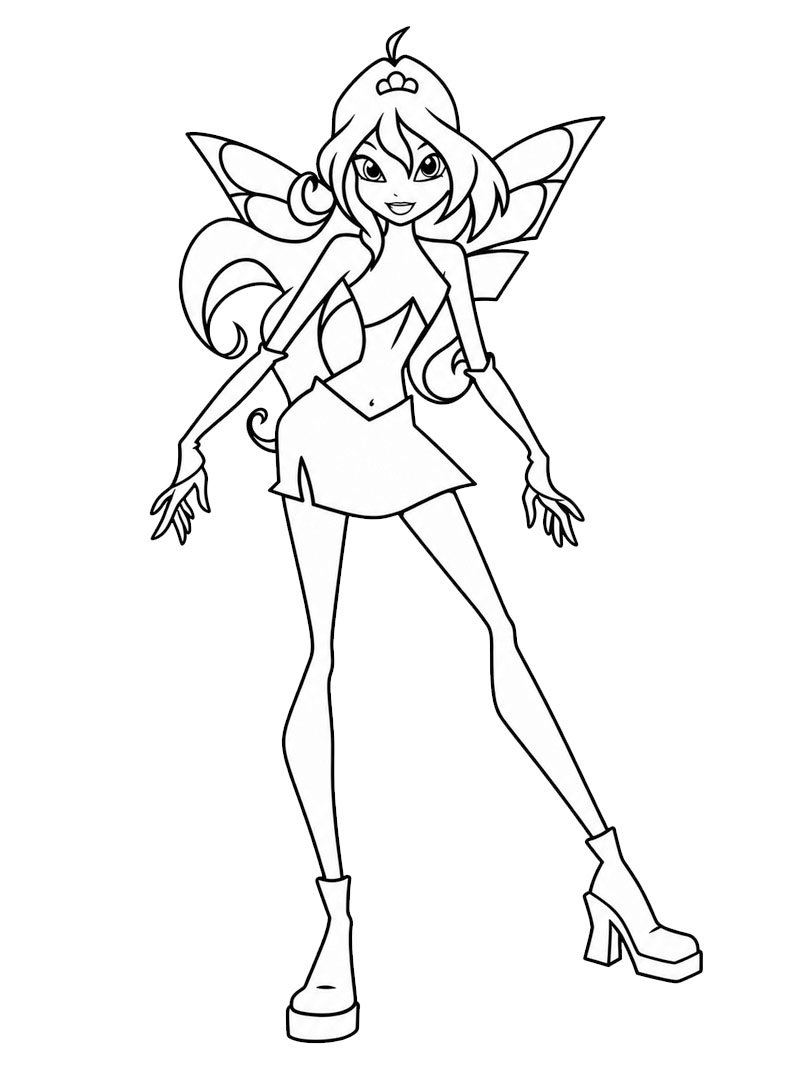 Bloom (Winx club) Målarbild