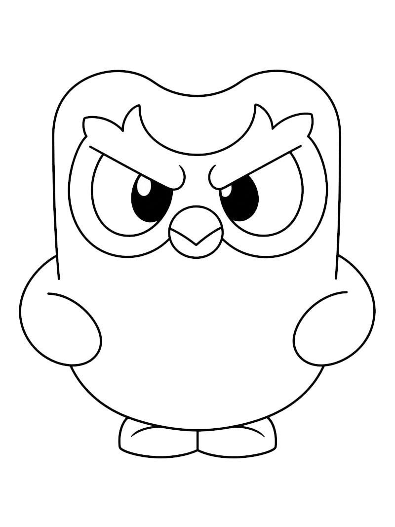 Brawl Stars x Duolingo Målarbild