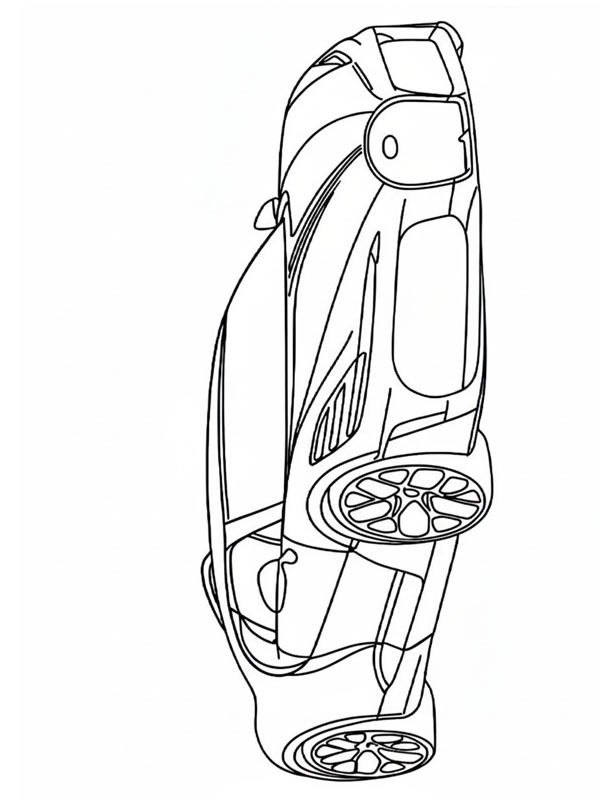 Bugatti Brouillard Målarbild Bugatti Brouillard Målarbild